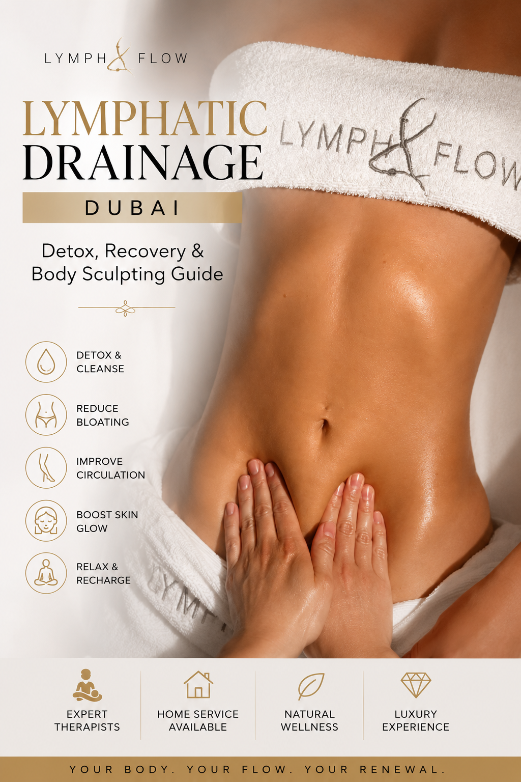Lymphatic Drainage Dubai: Detox, Recovery & Body Sculpting Guide | Lymph & Flow
